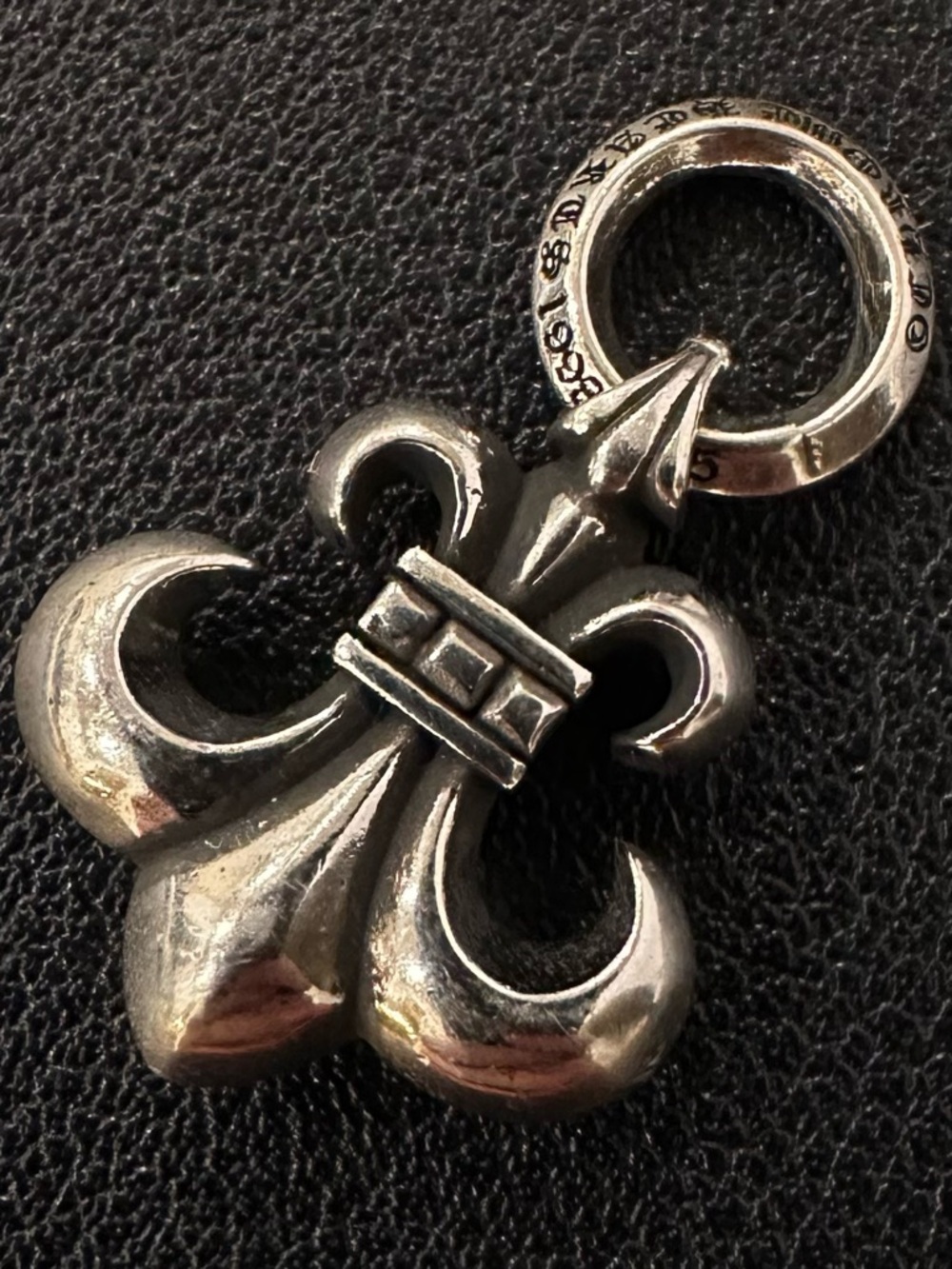 Chrome Hearts Small Fleur De Lis Charm Pendant 925 Sterling Silver 5.1g